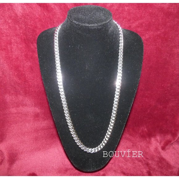 Bouvier Jewelry Other - 18K Solid White Gold 10mm Miami Cuban Link Chain